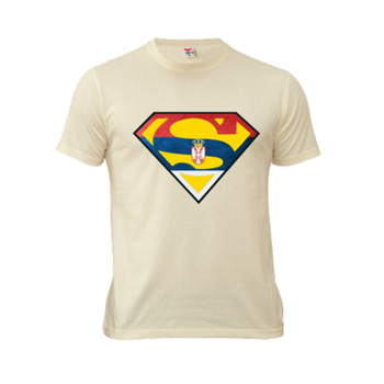 Majica SuperSrbija - bež-5
